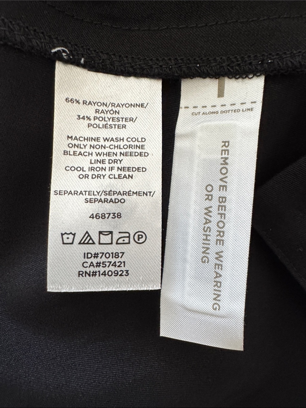 LOFT Black Sleeveless Button-Front Midi Dress - Picture 7 of 7